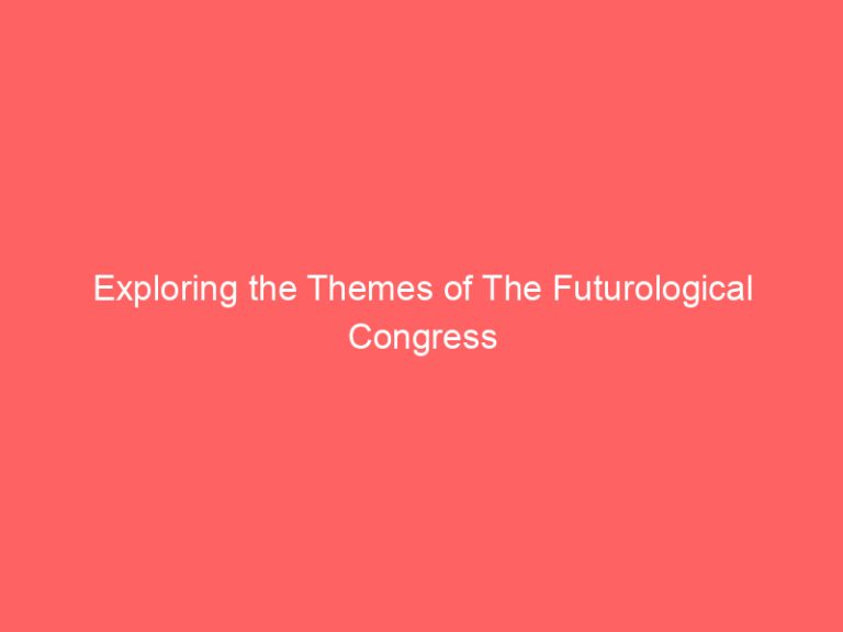 Exploring the Themes of The Futurological Congress