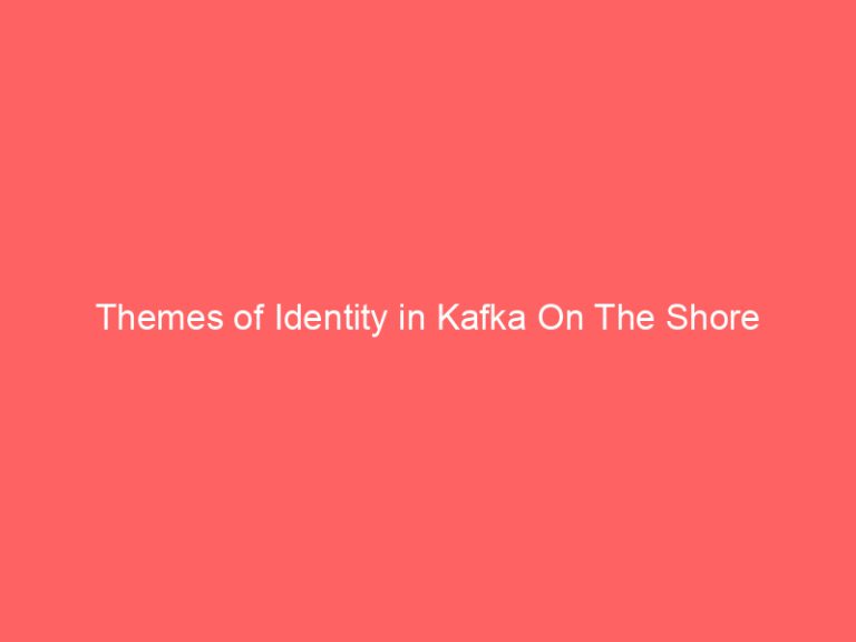 Themes of Identity in Kafka On The Shore